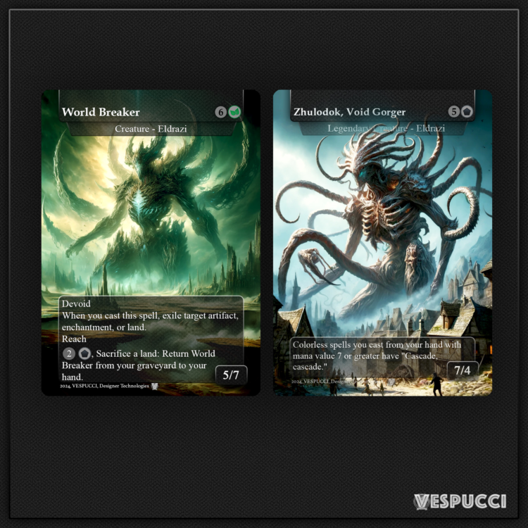 Eldrazi Power Set - 10 Proxy Eldrazi Cards - Image 8