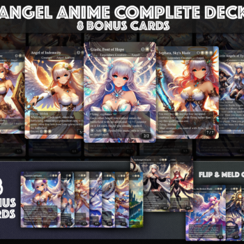 Anime Angels Deck MTG, Angels, Anime Angels, Giada Angel, Serra Angel, Gisela, Avacyn