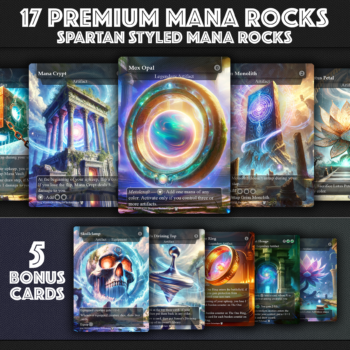 MTG Mana Rocks, Mox Opal, Grim Monolith, Sol Ring, Mox Amber, Mana Vault, Jeweled Lotus, Lotus Petal, Basalt Monolith