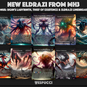 Eldrzai modern horizons 3, Emrakul, ulamog the defiler, herigast, nulldrifter,echoes of eternity, azlask, ulalek