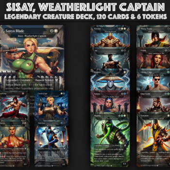 Sisay, Weatherlight Captain EDH Deck, MTG EDH, Sisay Weatherlight Captain Championship deck