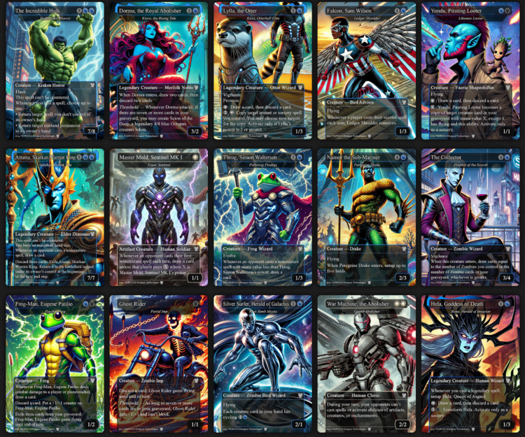 Hashaton the Scarab's Fist EDH Deck, 115 Cards, 15 Sideboard, Includes all major characters, Thanos and High Evolutionary Themed