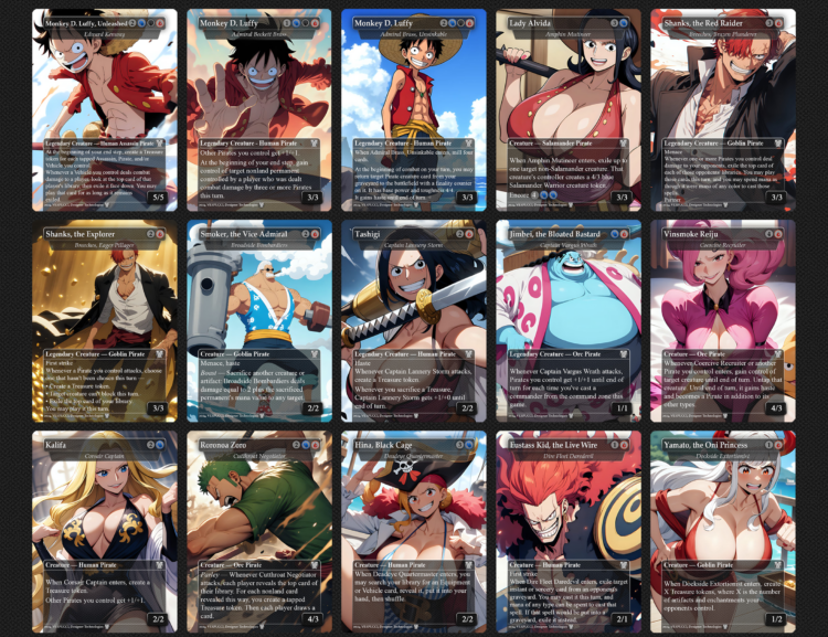 One Piece Pirate Tribal Deck EDH