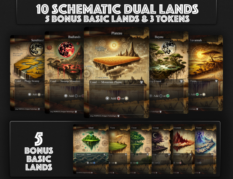 10 Schematic Dual Lands